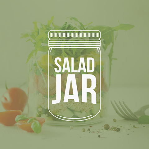 Salad Jar Logo Design and Branding