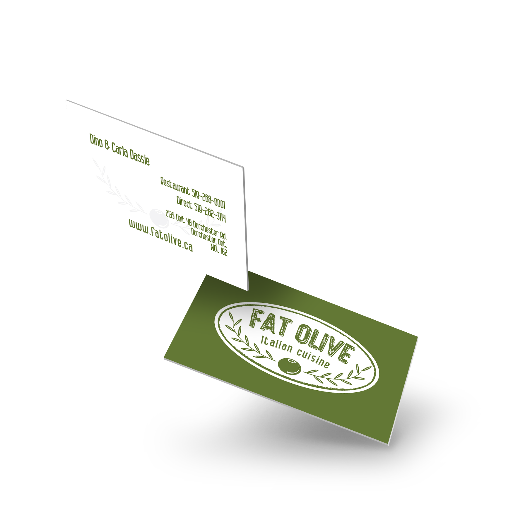 Restaurant Business Cards