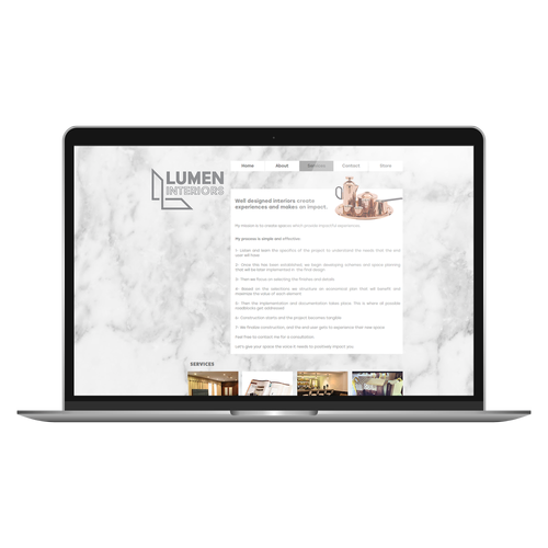 Lumen Interiors - Hubspot Website Designer