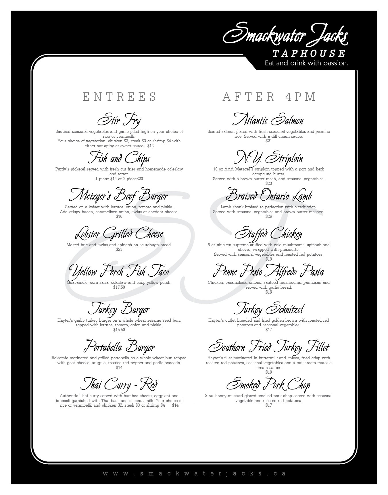 Restaurant Menu Design